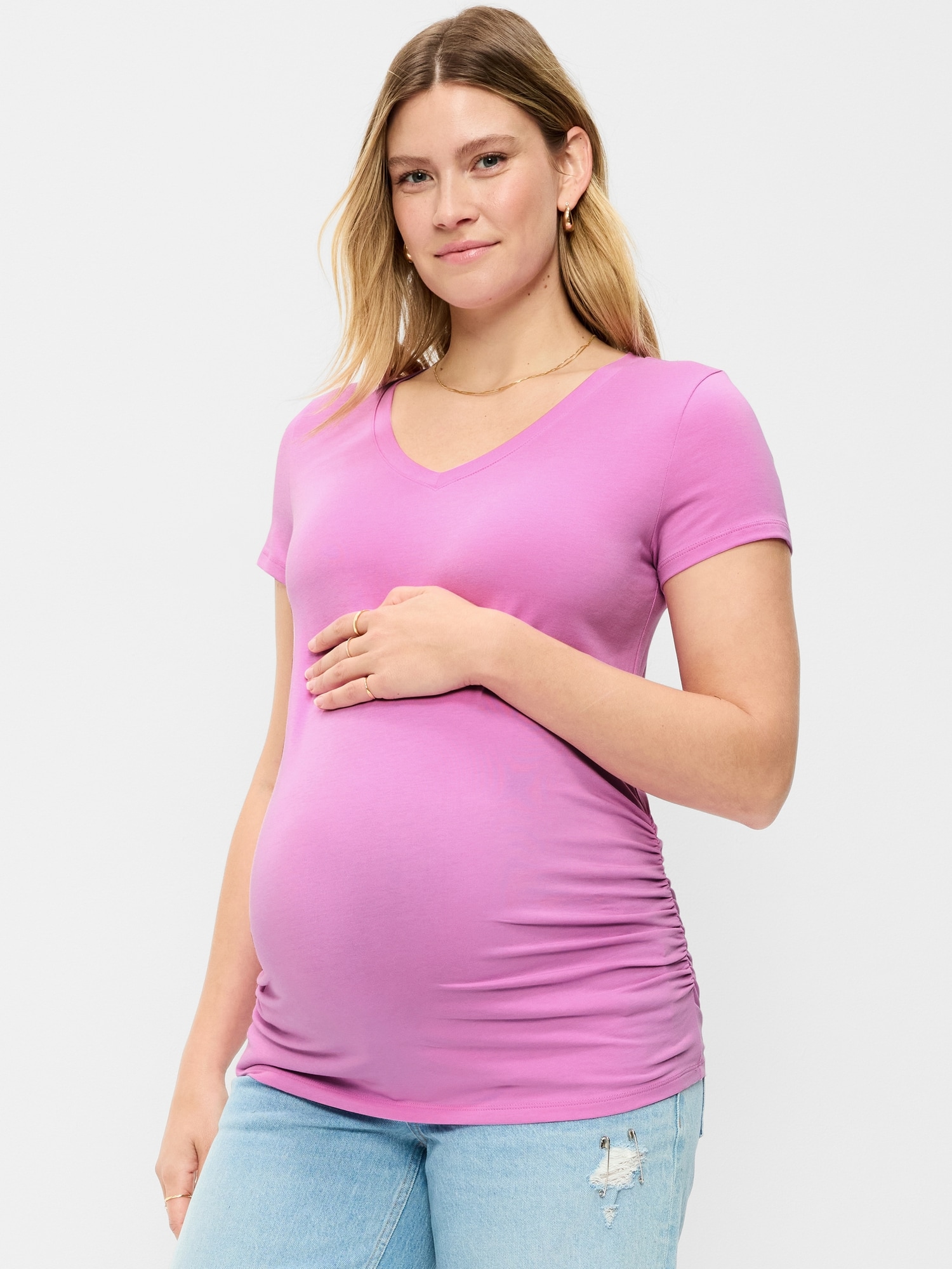Maternity V-Neck T-Shirt