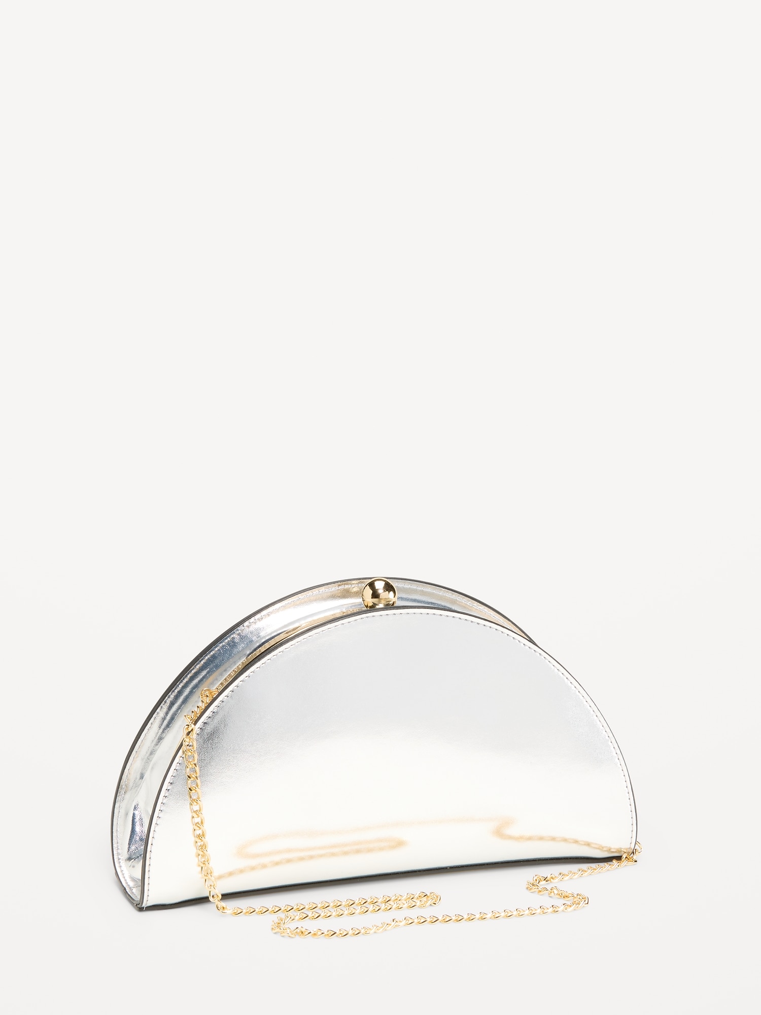 The Occasion by Old Navy Half-Moon Clutch