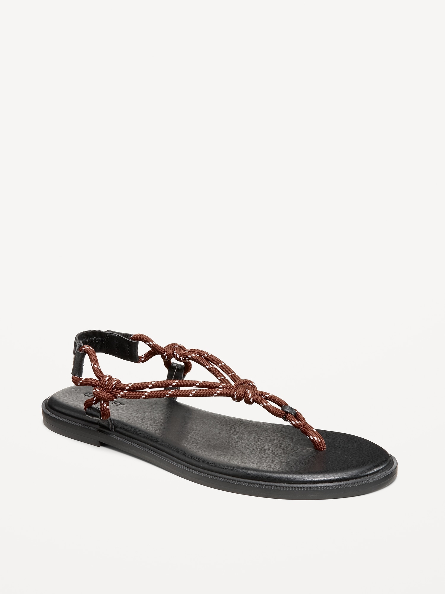SANDALES DE PLAGE EN CORDE NOUÉE POUR FEMME
