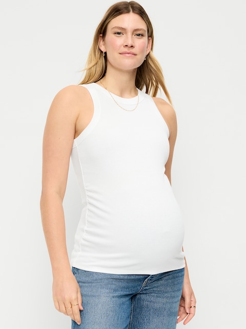 Maternity High-Neck Tank Top