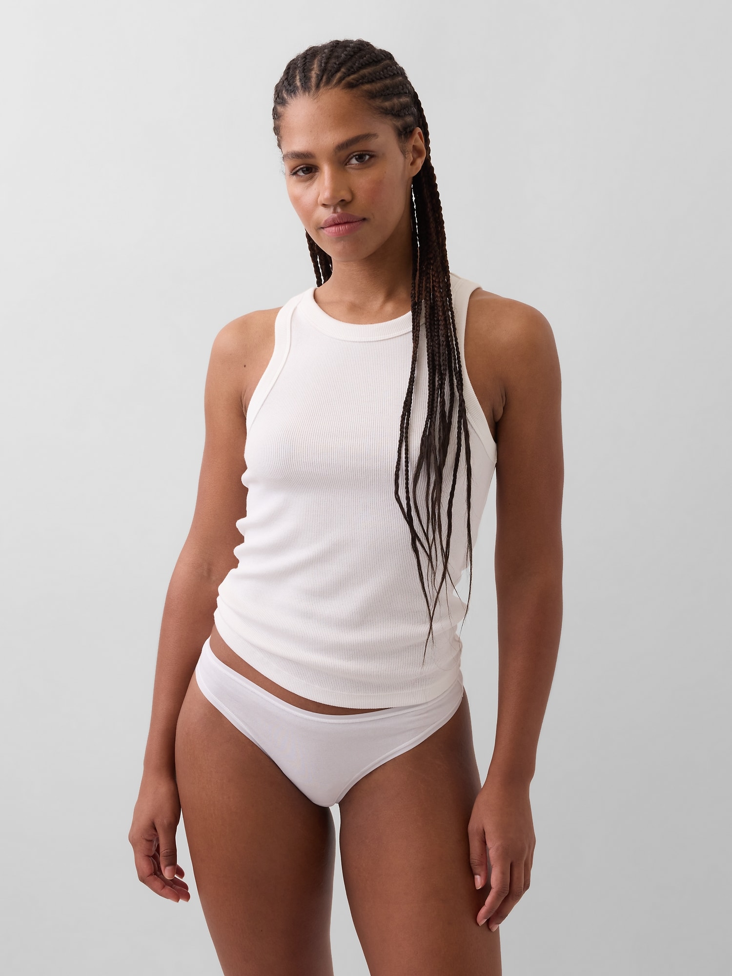 TANGA EN COTON BIOLOGIQUE EXTENSIBLE