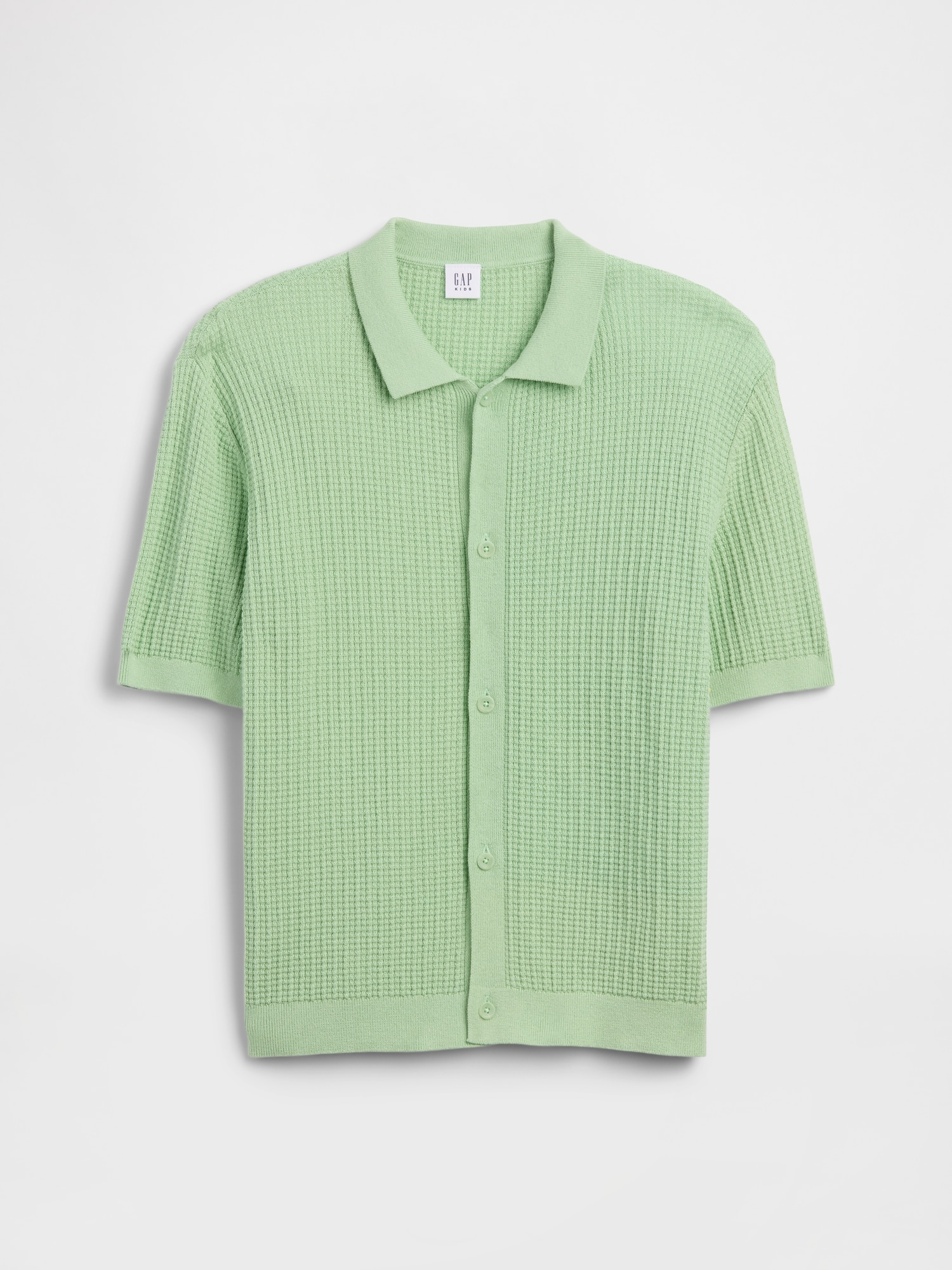 Kids Relaxed Textured Sweater Shirt