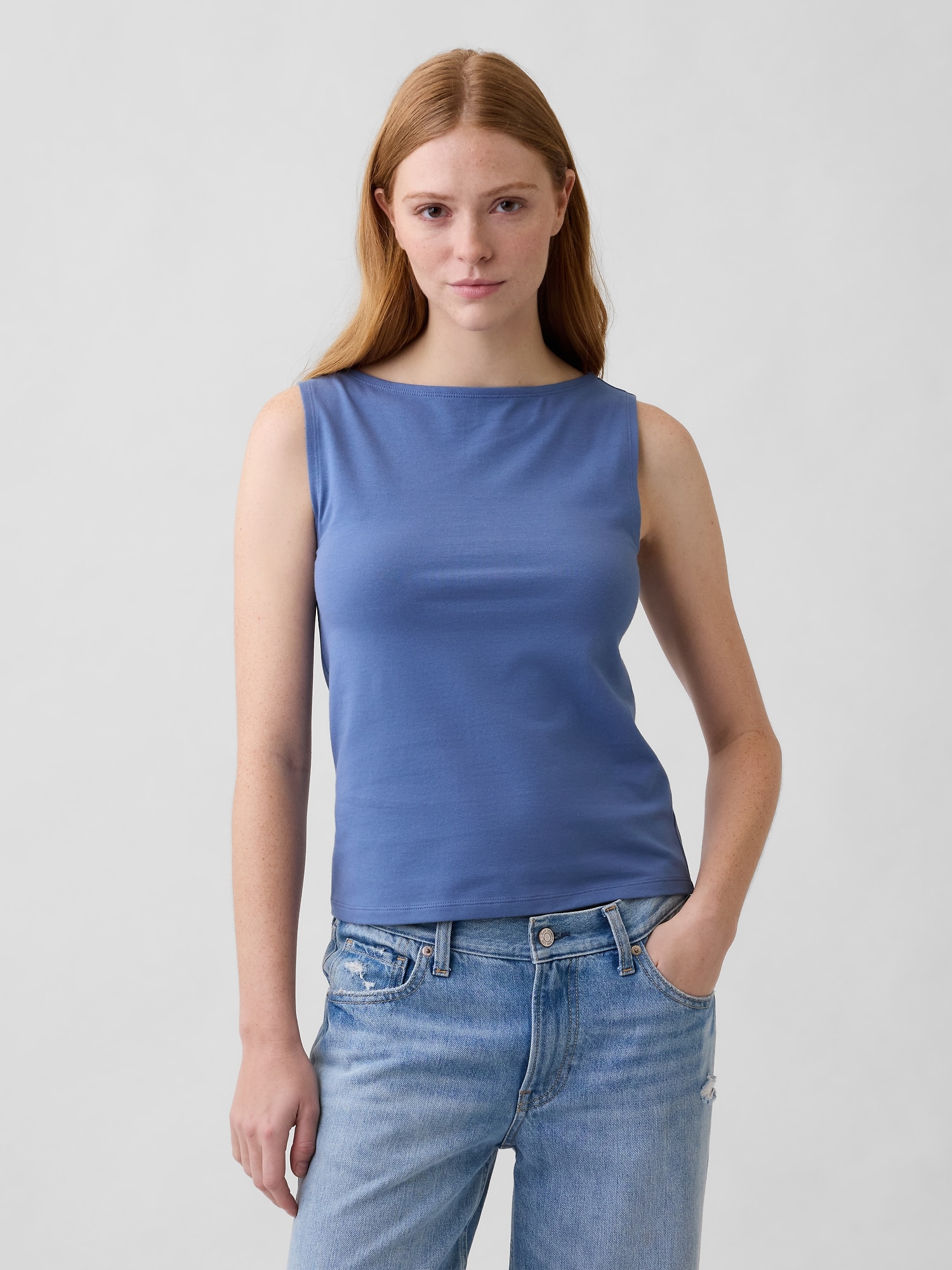 Boatneck Tank Top