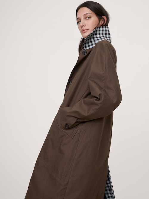 リバーシブル コットン カーコート