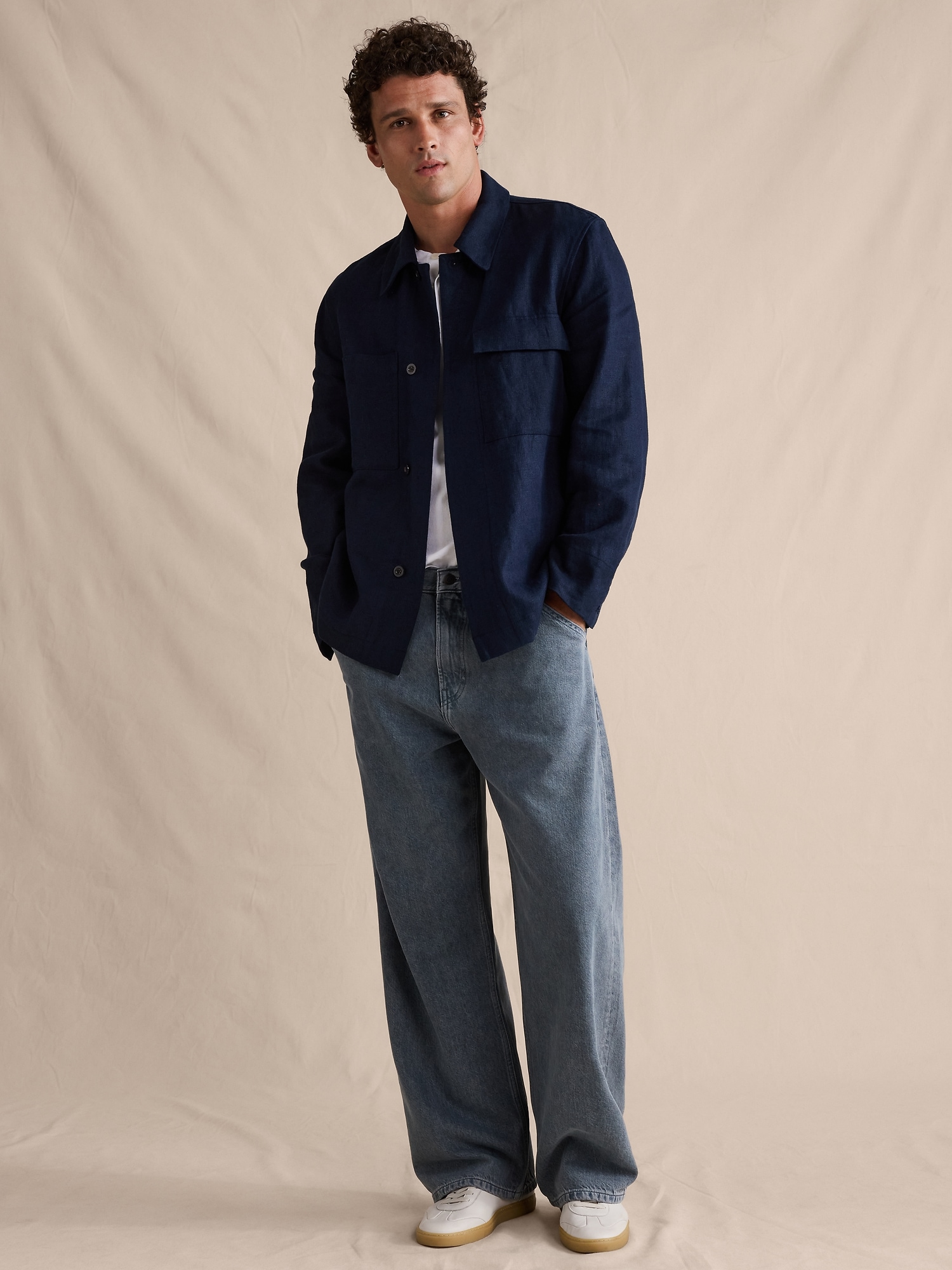 ルーズ ライトウェイト ジーンズ-0