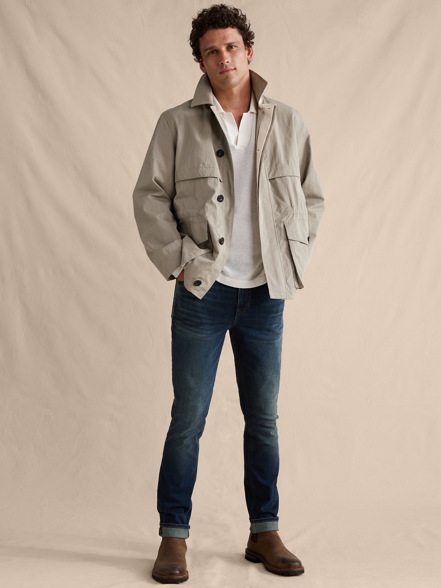 スリム リュクス トラベラージーンズ-0