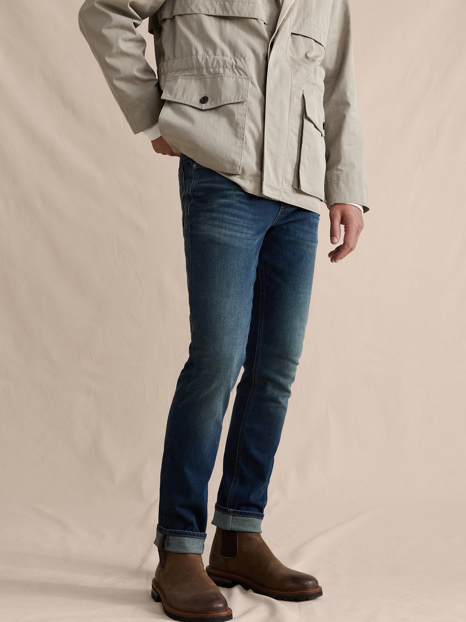 スリム リュクス トラベラージーンズ-3