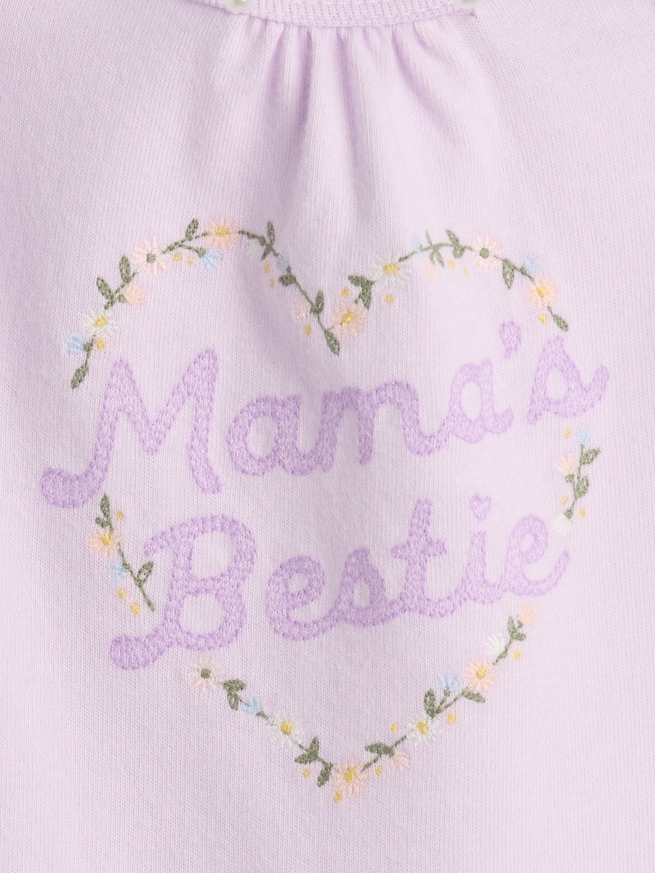 オーガニックコットン グラフィック ボディスーツ (ベビー)-2