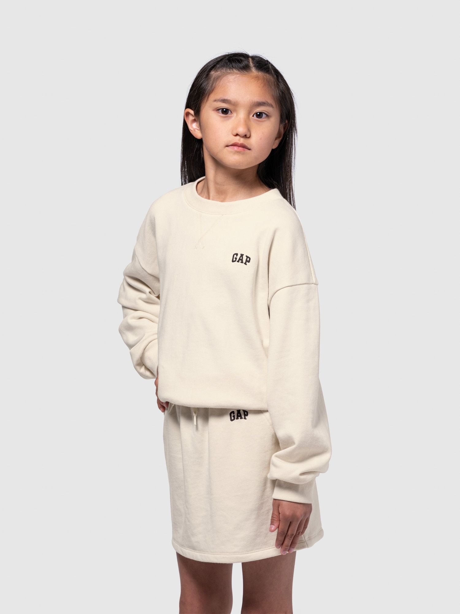 GAPロゴ オーバーサイズ スウェットシャツ (キッズ)-5