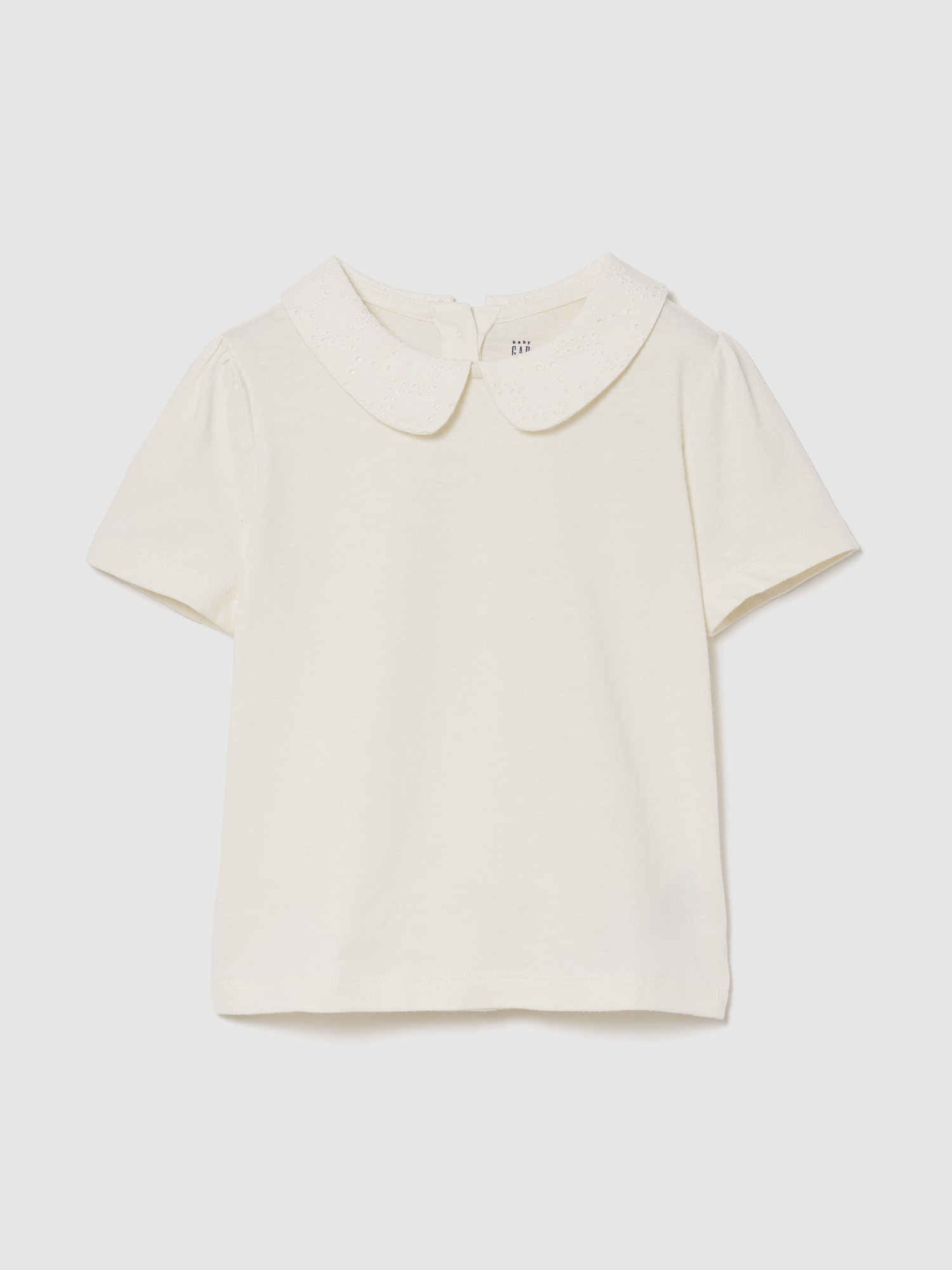 babyGap パフスリーブ 襟付きTシャツ-0