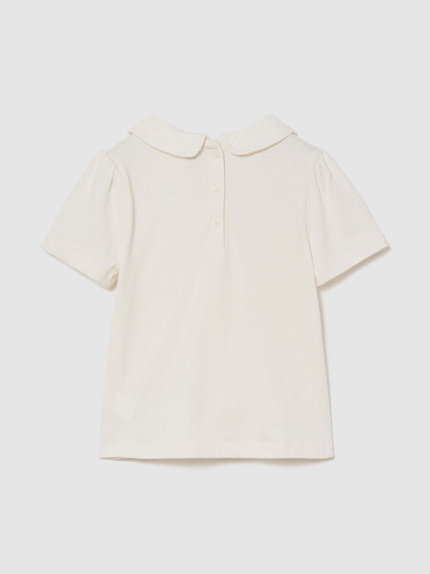 babyGap パフスリーブ 襟付きTシャツ-1