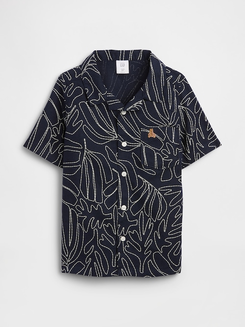 babyGap ブラナンベア リネンブレンド バケーションシャツ
