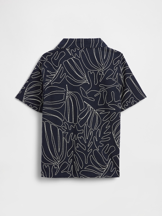 babyGap ブラナンベア リネンブレンド バケーションシャツ-1