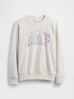 ヴィンテージソフト フレンチテリー リラックスフィット SAKURA GAPロゴスウェットシャツ (キッズ)