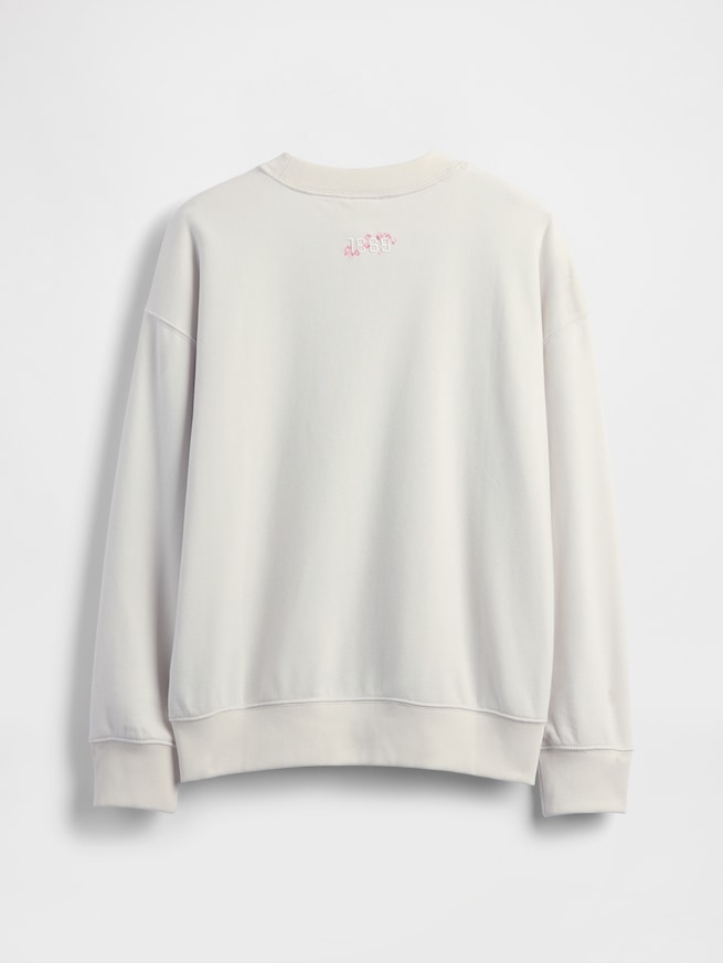 ヴィンテージソフト フレンチテリー リラックスフィット SAKURA GAPロゴスウェットシャツ (キッズ)-1