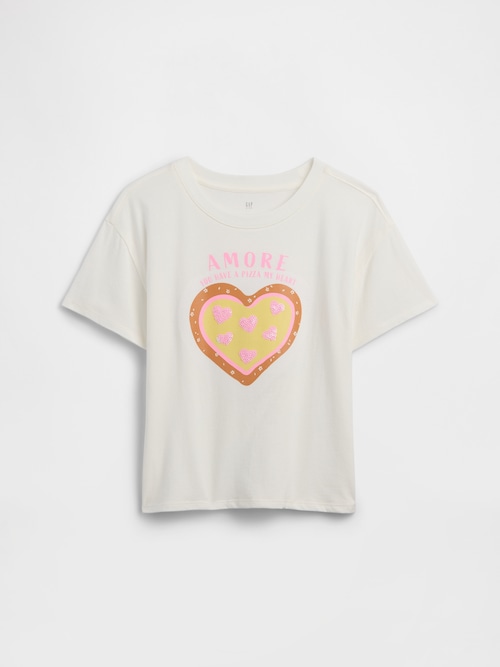 オーバーサイズ グラフィックTシャツ (キッズ)