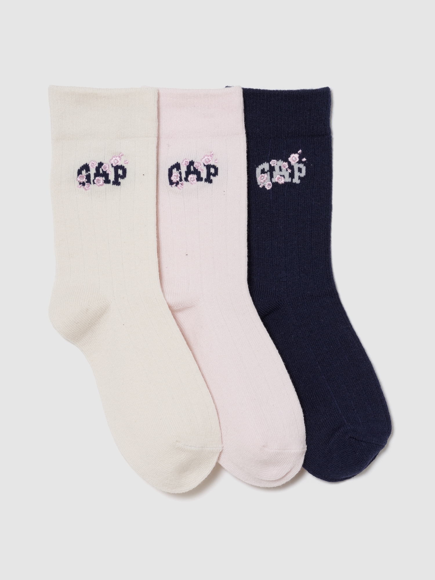 SAKURA GAPロゴ ソックス 3足セット (キッズ)-0