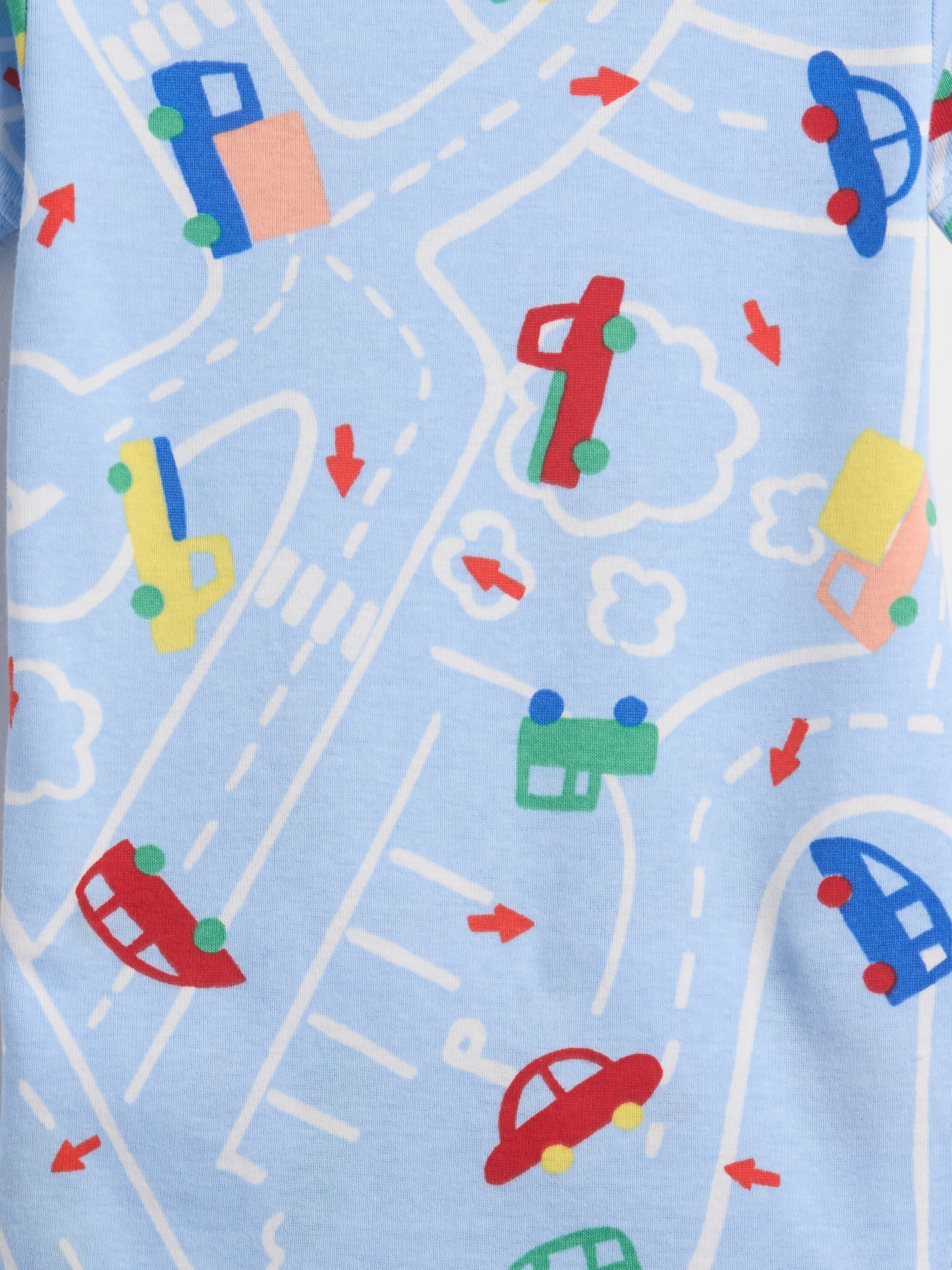 babyGap オーガニックコットン100% ロードウェイ パジャマセット-2