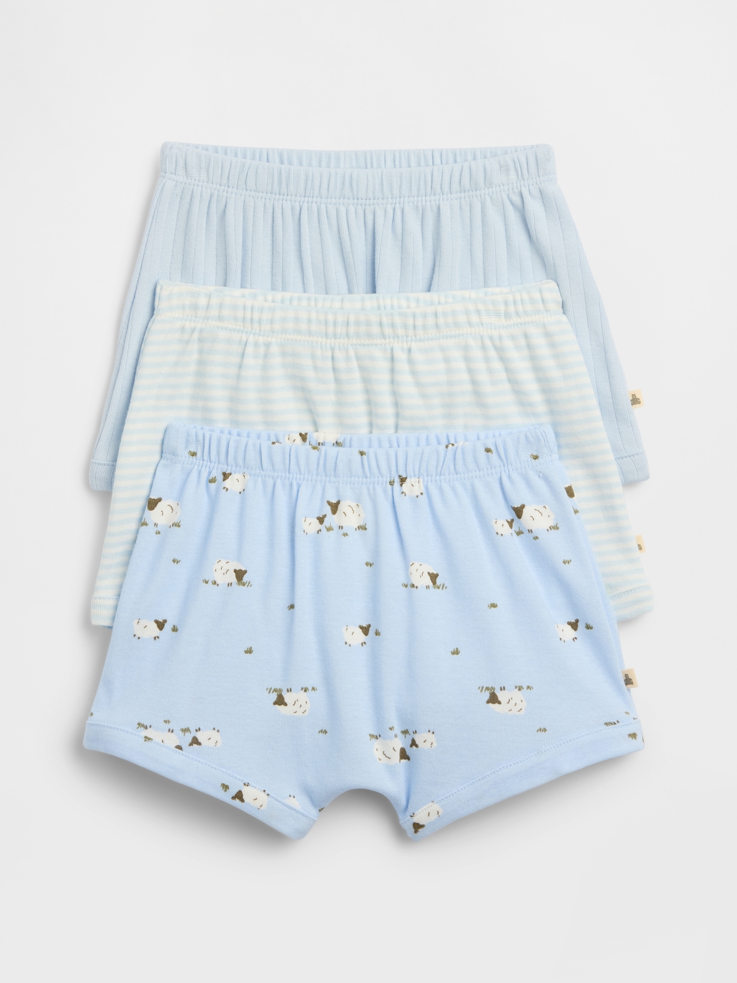 Baby Pull-On Shorts (3-Pack)