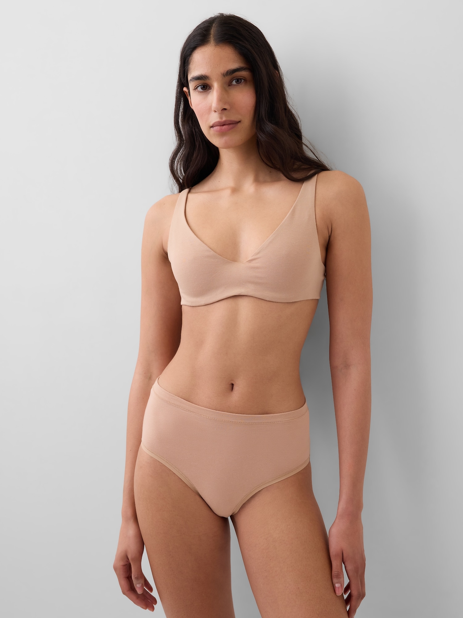 SOUTIEN-GORGE SANS DOUBLURE EN COTON BIOLOGIQUE EXTENSIBLE