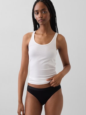 オーガニック ストレッチコットン GAPロゴ ビキニショーツ