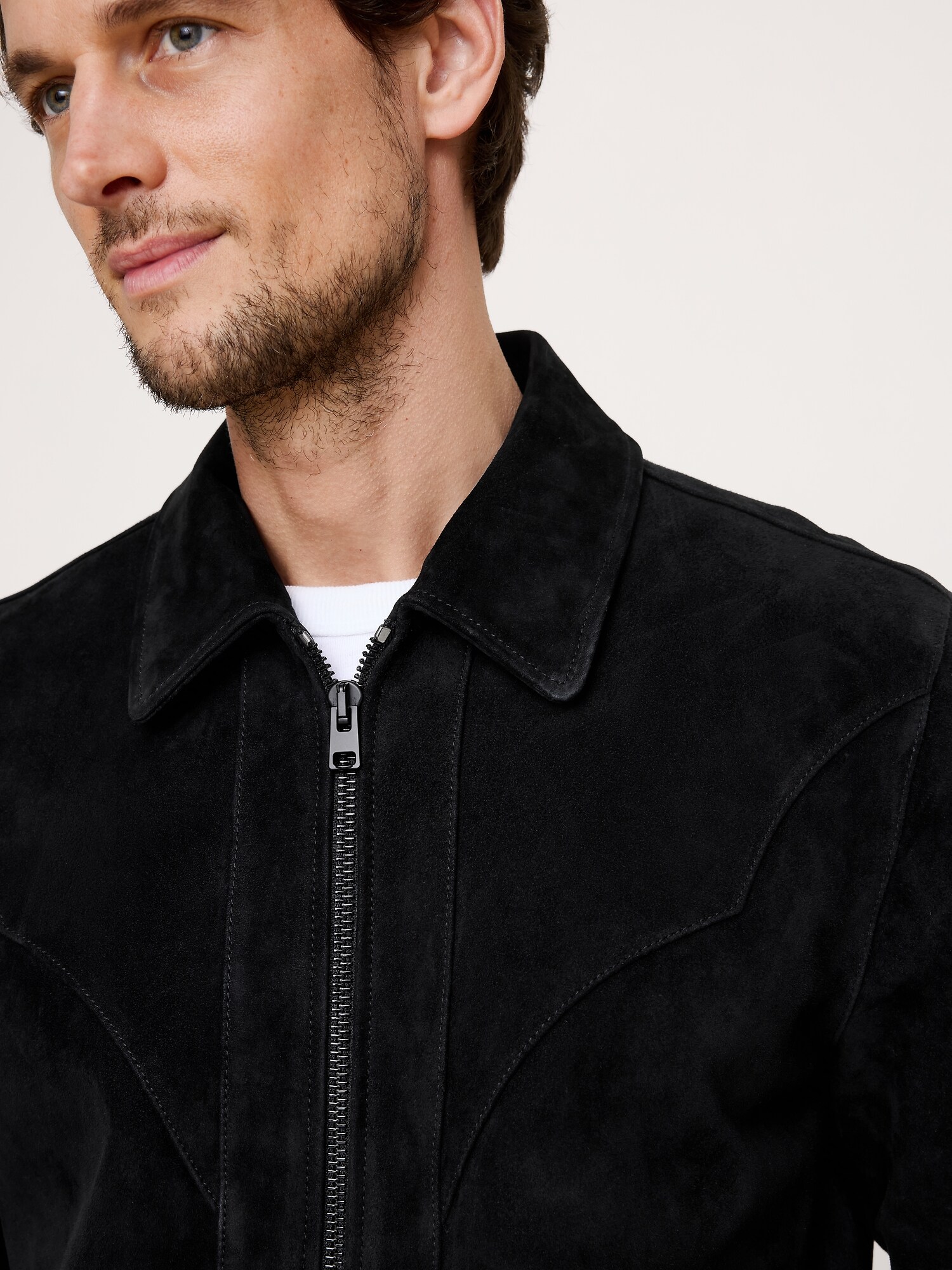 スエード ウエスタン ジャケット-7