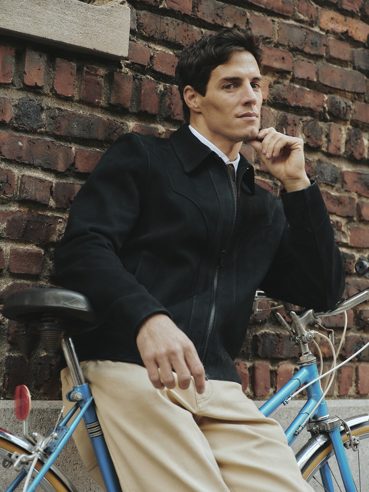 スエード ウエスタン ジャケット-6