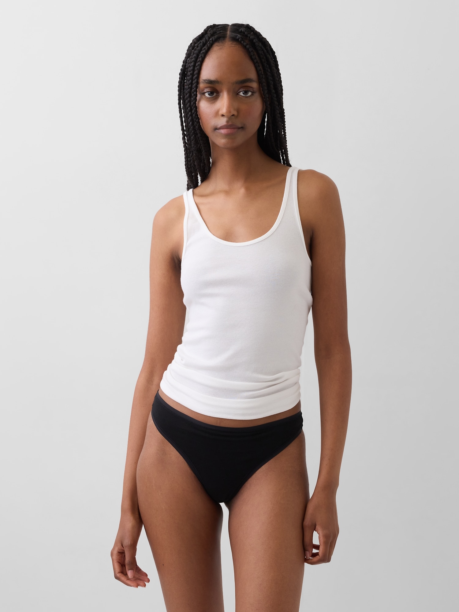 TANGA EN COTON BIOLOGIQUE EXTENSIBLE