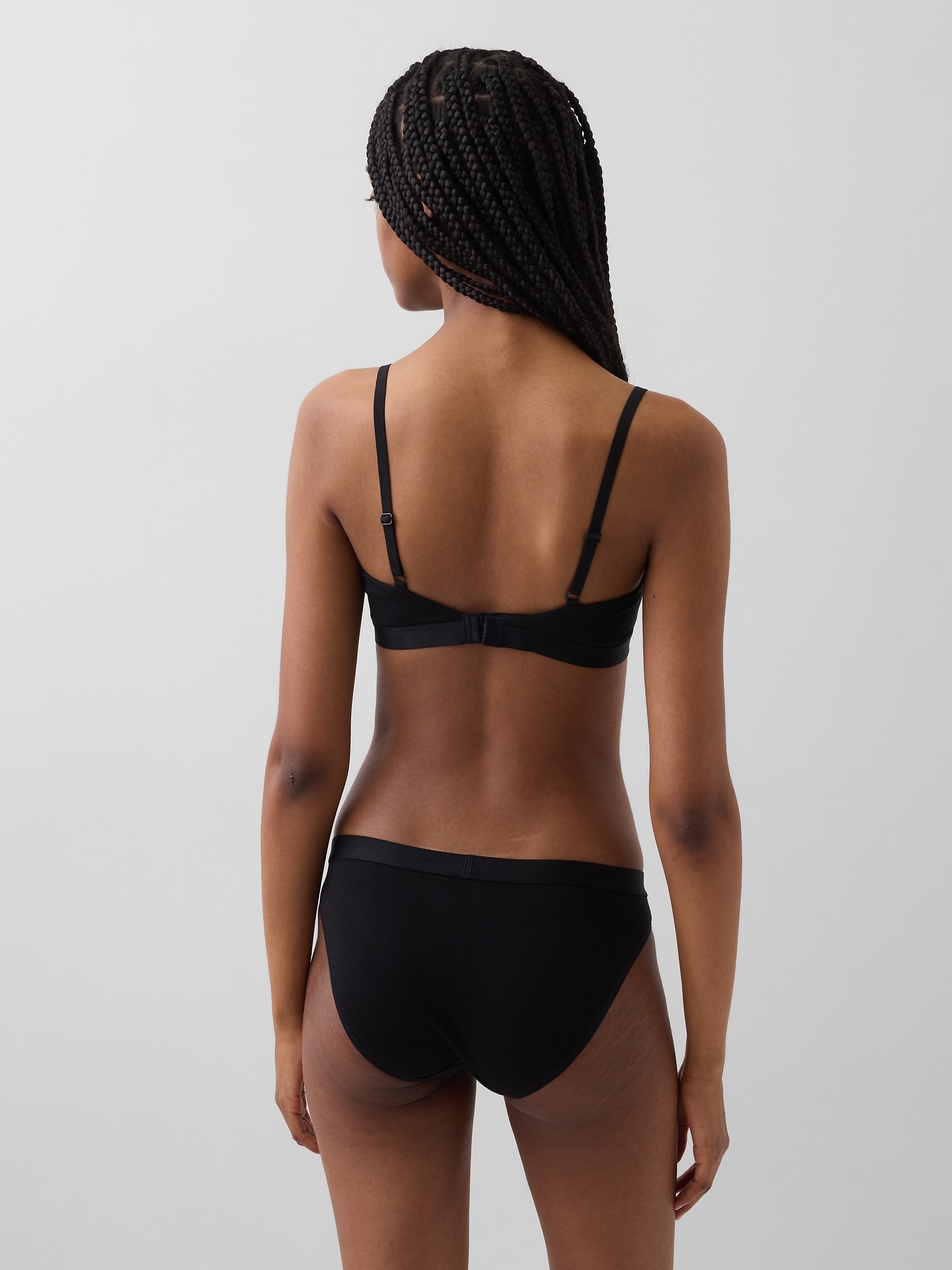 Organic Stretch Cotton Triangle Bra