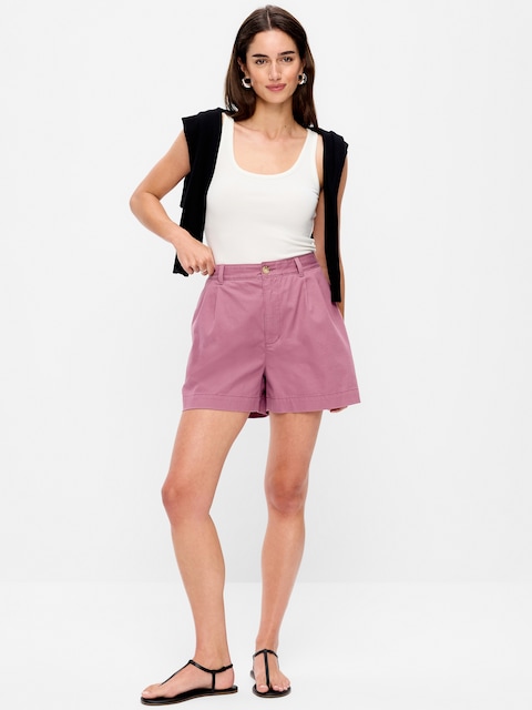 High-Waisted OGC Chino Shorts -- 6-inch inseam