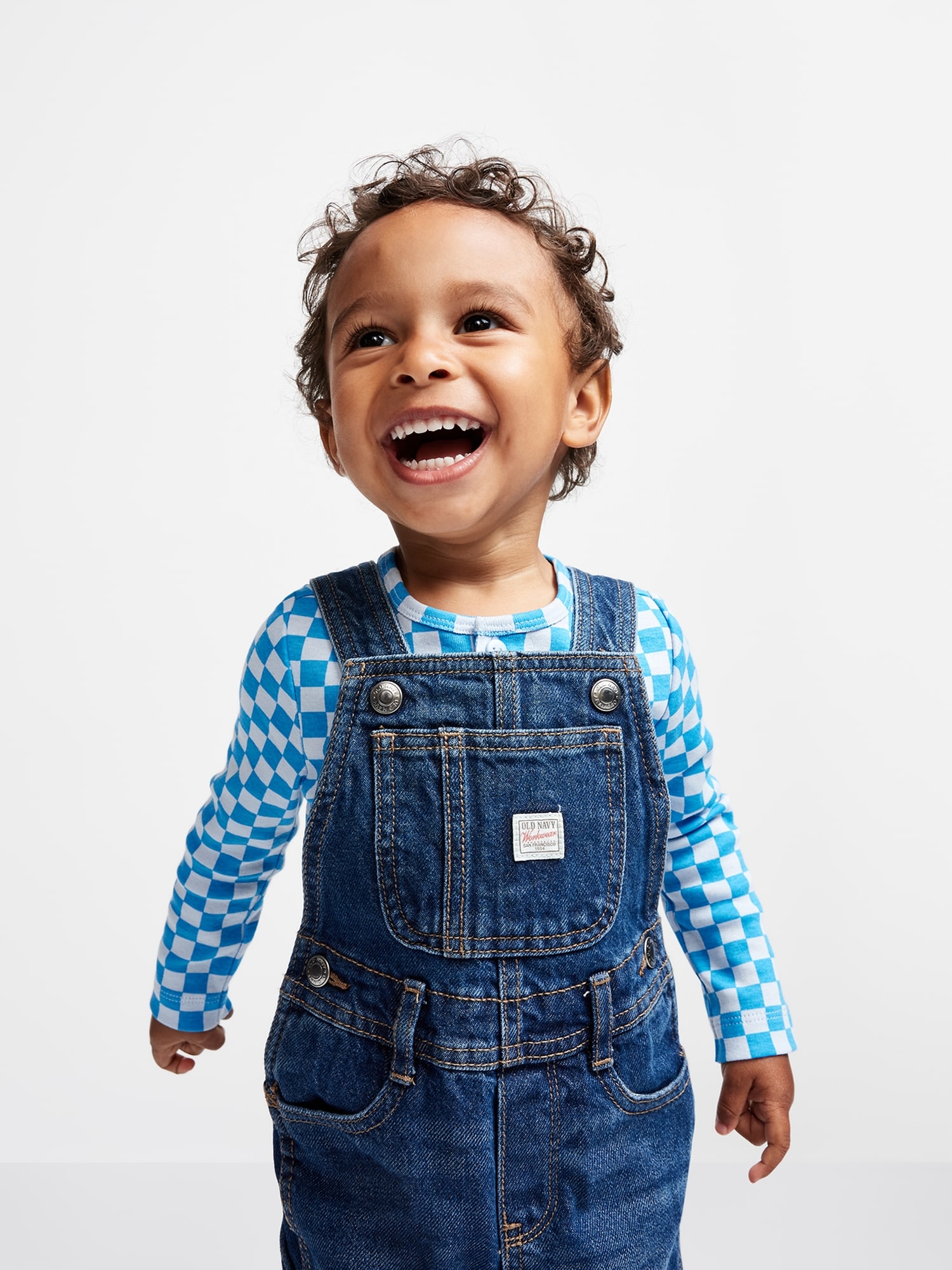 SALOPETTE DE TRAVAILLEUR UNISEXE EN DENIM POUR BÉBÉ