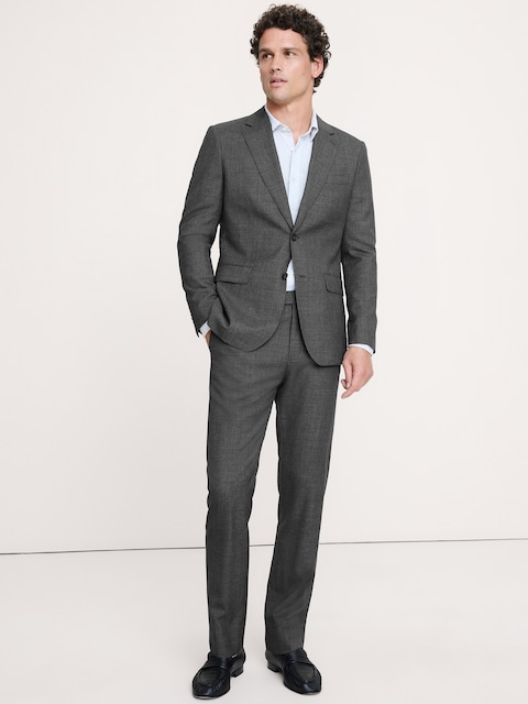 VESTE DE COMPLET EN TISSU ITALIEN EXCLUSIF RUSTICO