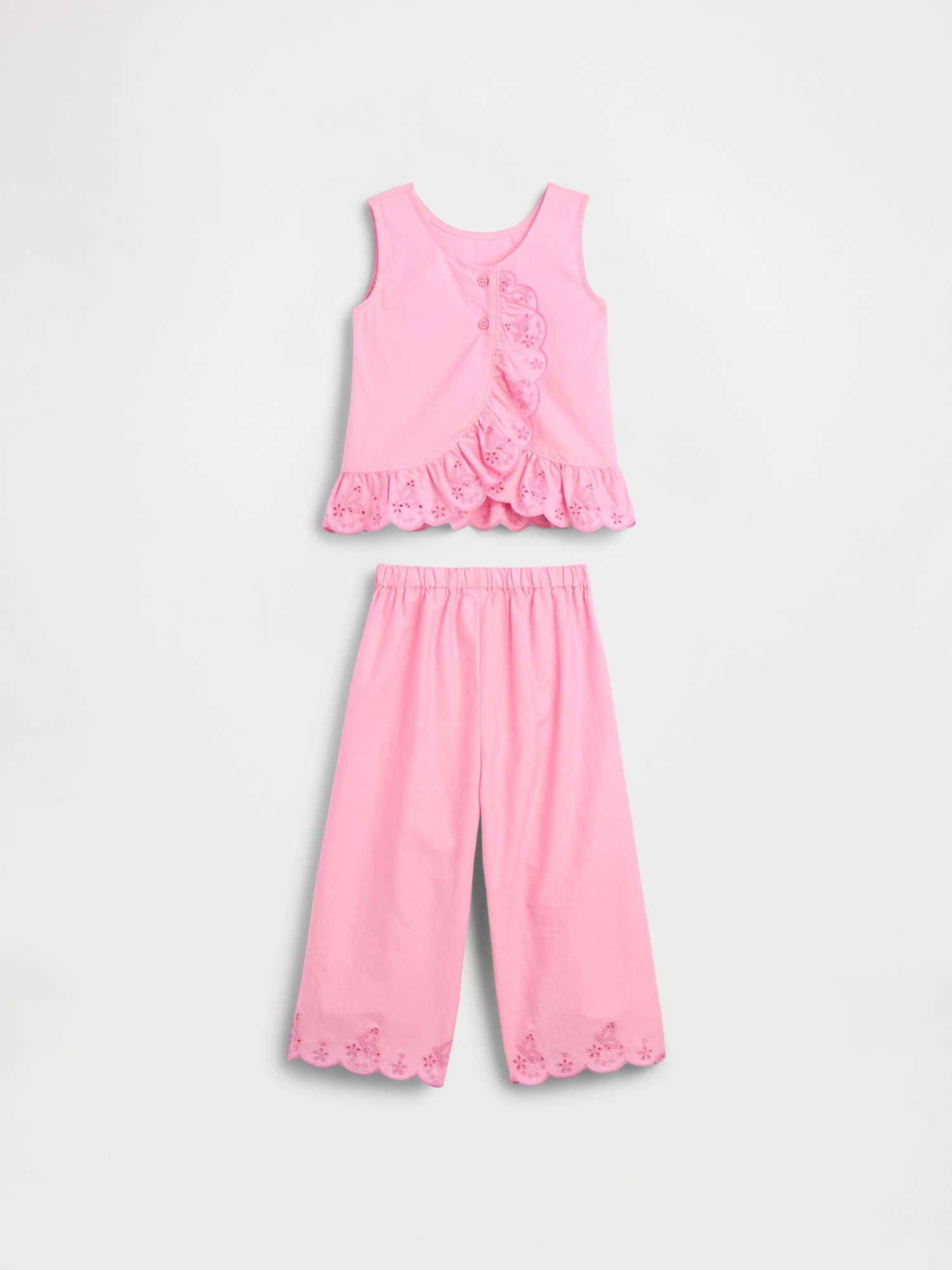 アイレット ラッフルフリル コーデセット (幼児・ベビー)-2