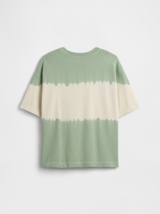 ヘビーウェイト オーバーサイズ タイダイ Tシャツ (キッズ)-1