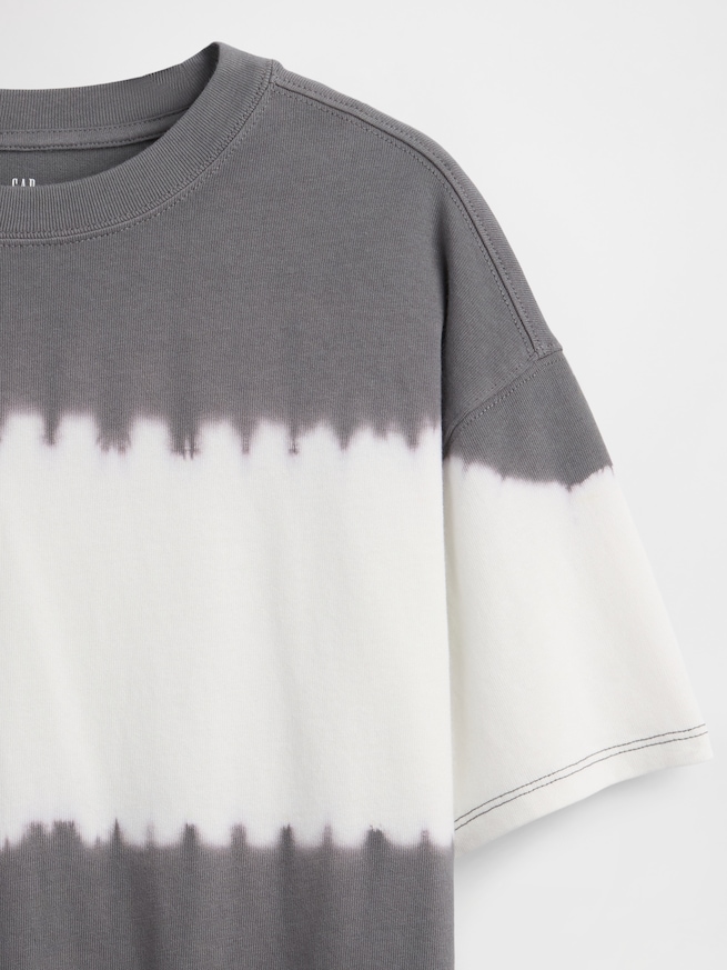 ヘビーウェイト オーバーサイズ タイダイ Tシャツ (キッズ)-2