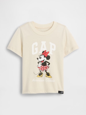 babyGap &times; ディズニー ミニーマウス GAPロゴ Tシャツ