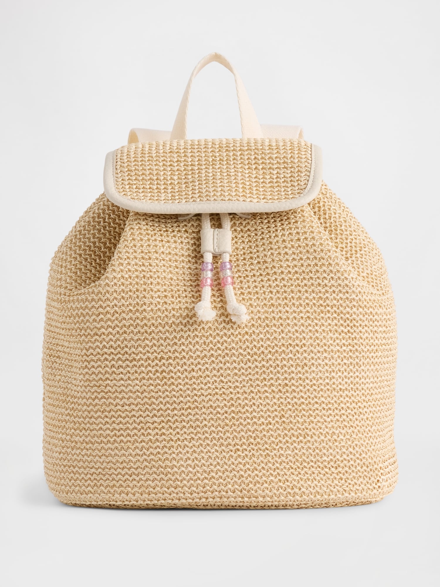 ラメ ストロー バックパック (キッズ)-0