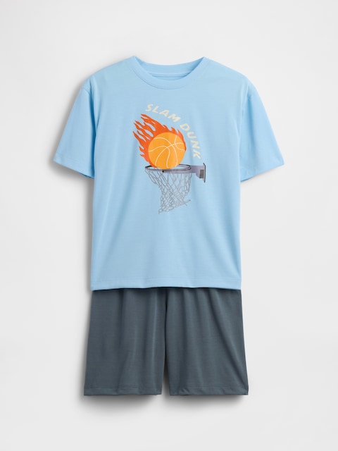 Kids Recycled PJ Short Set