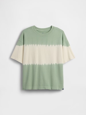 ヘビーウェイト オーバーサイズ タイダイ Tシャツ (キッズ)