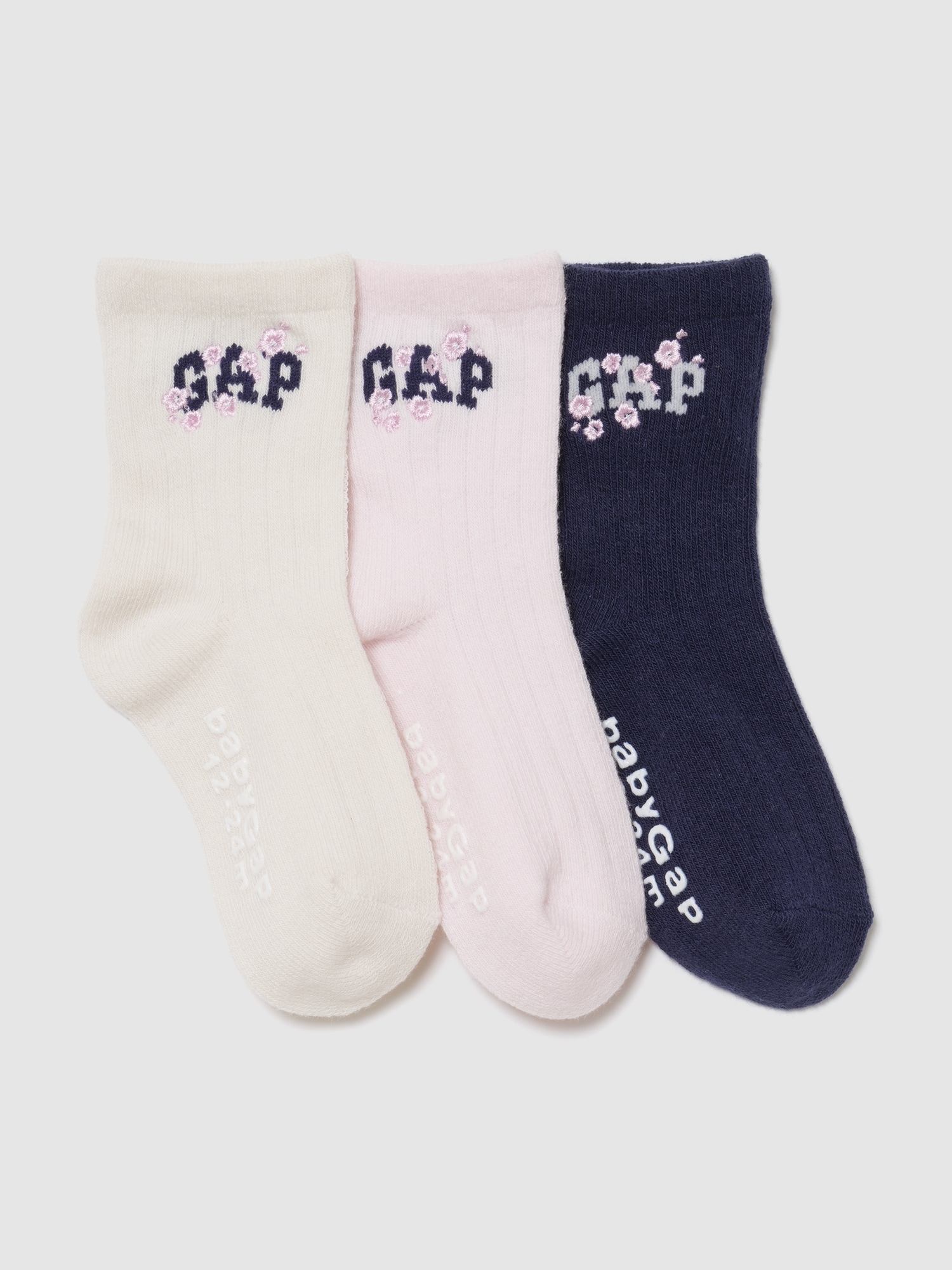 SAKURA GAPロゴ ソックス 3足セット (幼児・ベビー)-0