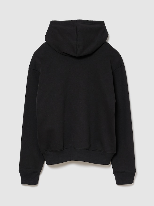 リラックスフィット GAPロゴ ジップアップパーカー-1