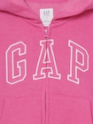 リラックスフィット GAPロゴ ジップアップパーカー (キッズ)-2