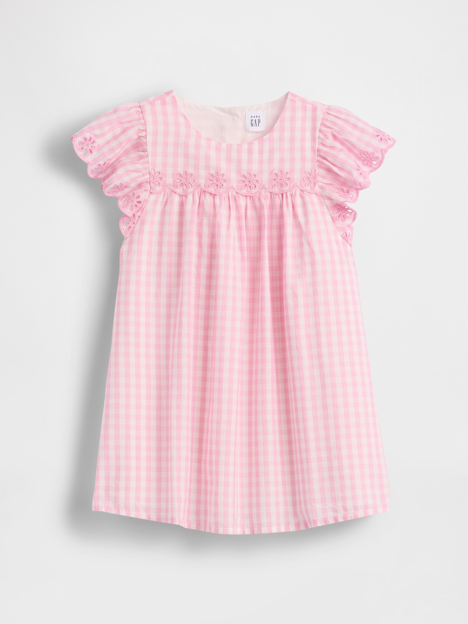 アイレット ギンガムチェック ワンピース (幼児・ベビー)-1