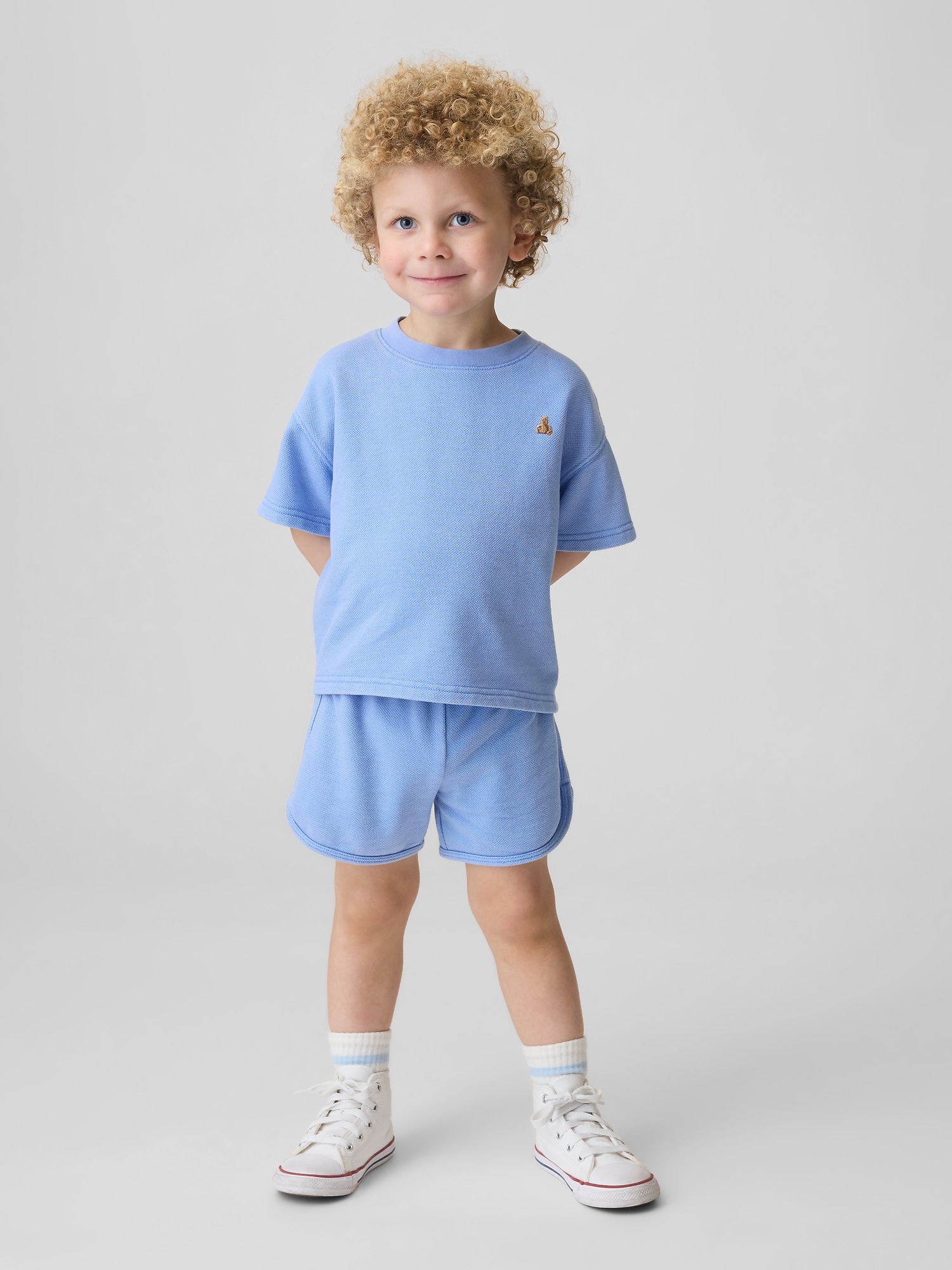 Baby & Toddler Pique Sweat Set