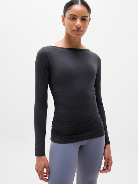 Move With Ease Boatneck Top