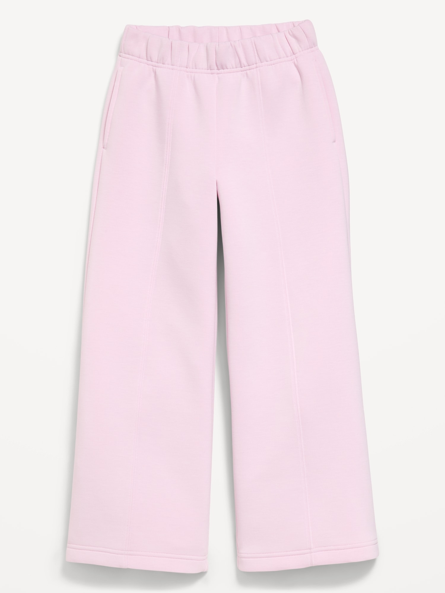 High-Waisted Bounce Fleece Wide-Leg Sweatpants for Girls