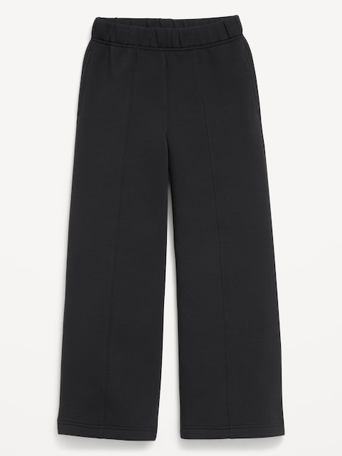 High-Waisted Bounce Fleece Wide-Leg Sweatpants for Girls