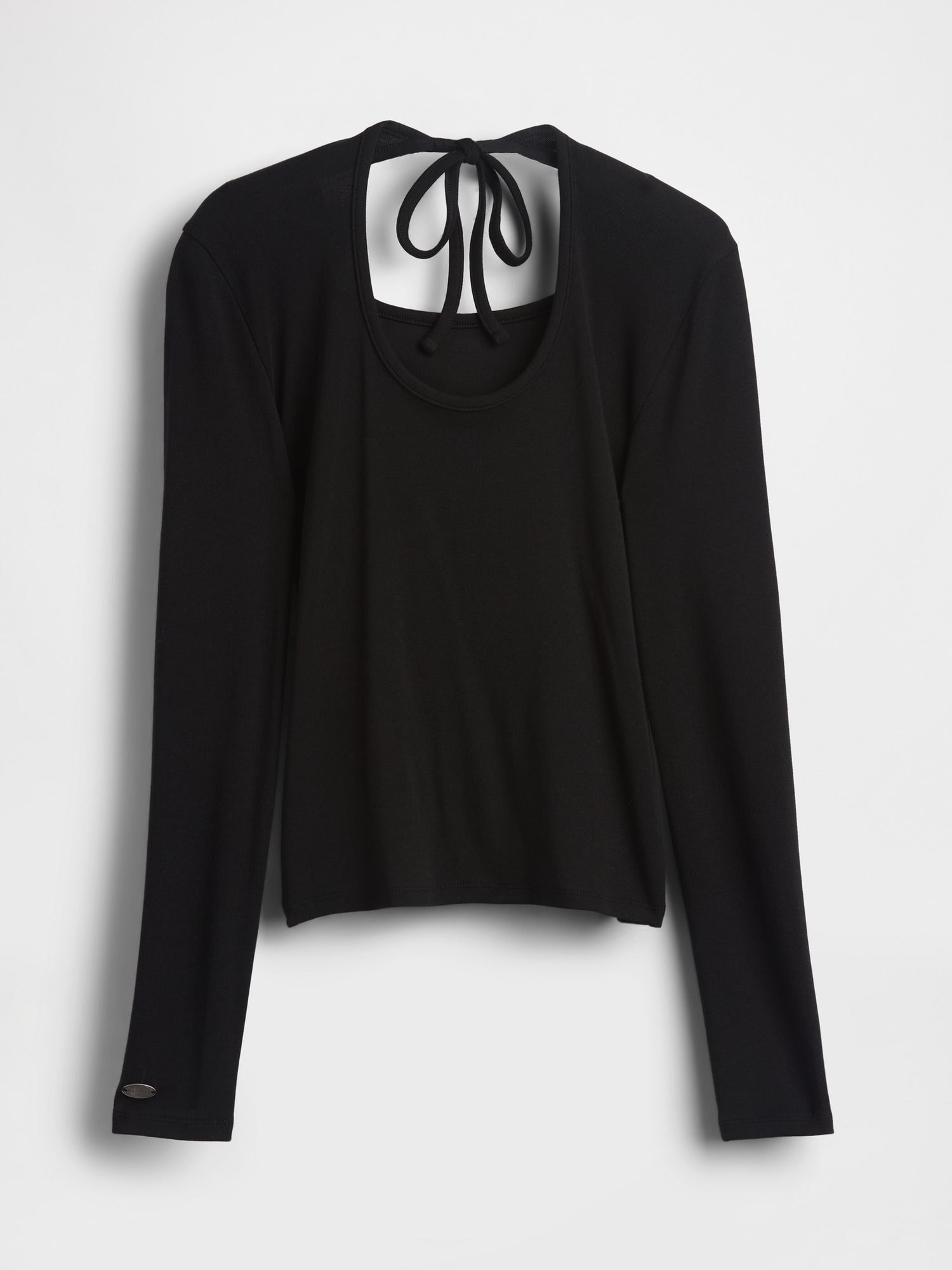 モダン バックタイ Tシャツ-5