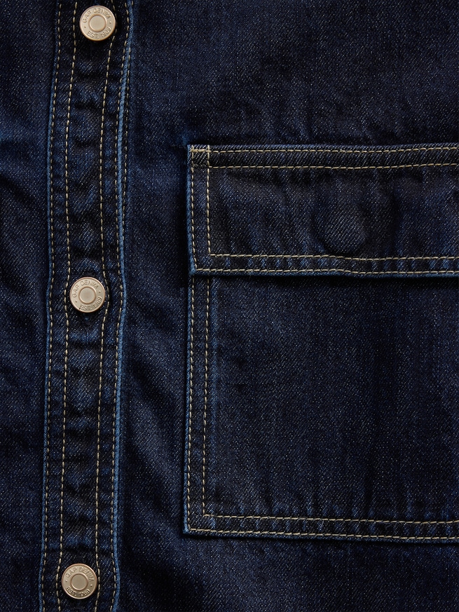 Gap &times; HFR バルーンスリーブ デニムシャツ by LaTouch&eacute;-4