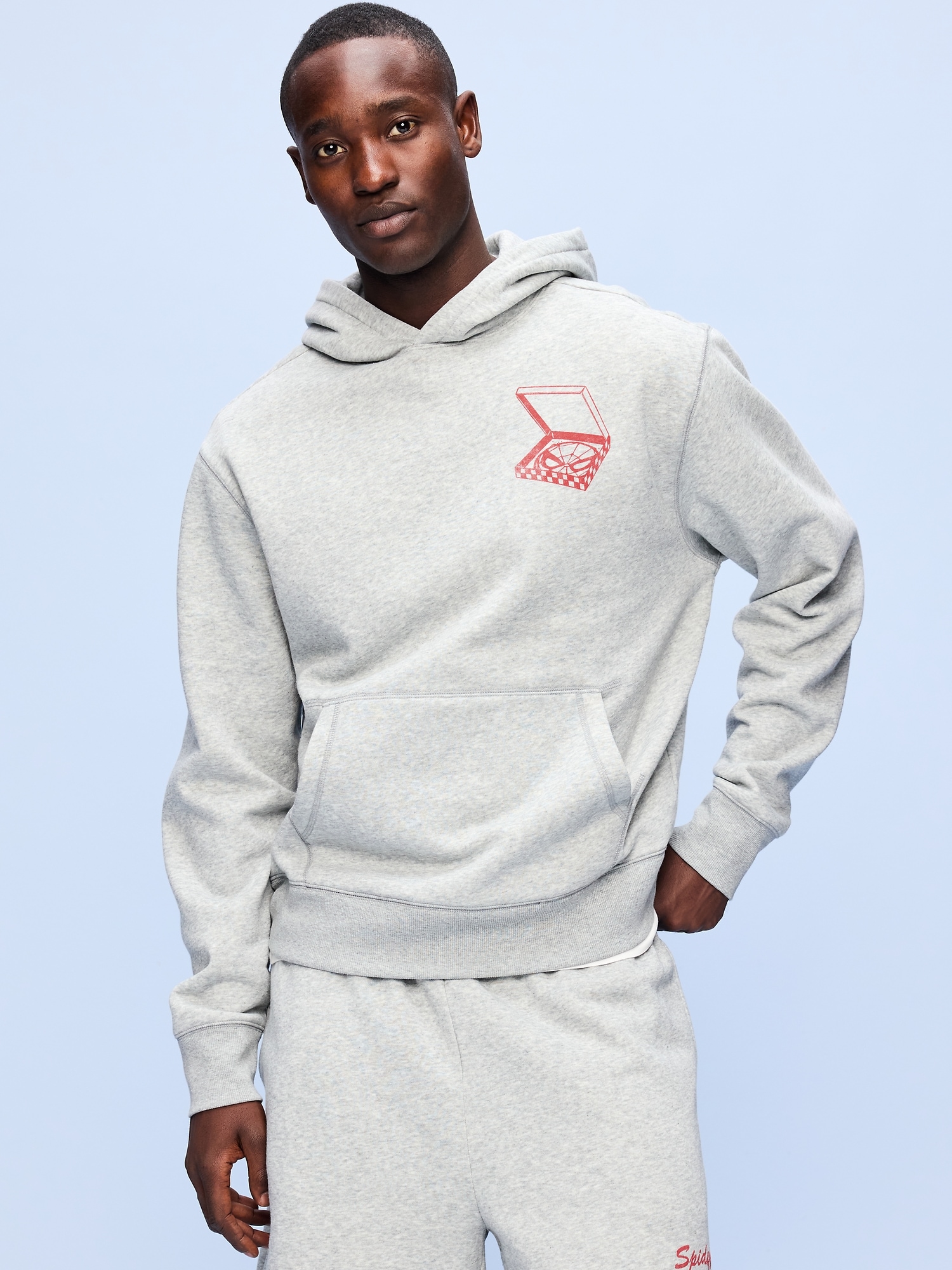 Old Navy x Marvel Spider-Man Graphic Popover Hoodie for Adults
